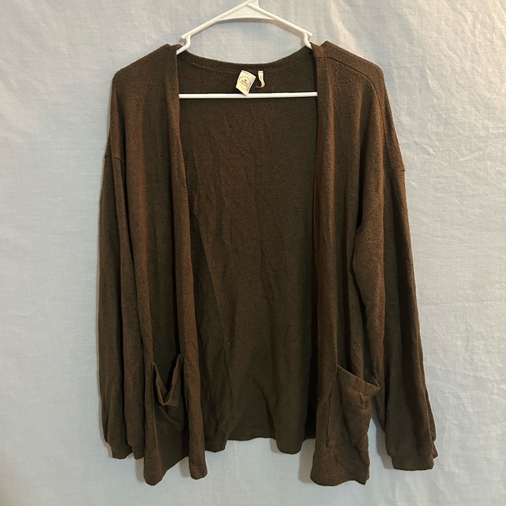 Green Lightweight Cardigan